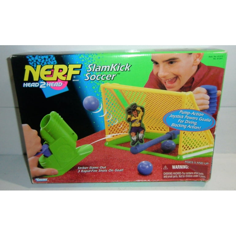 Nerf Head 2 Head Slamkick Soccer Vintage 1996 Toy Game