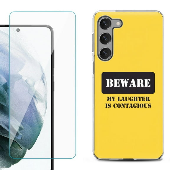 Shockproof Fashion Phone Case for Samsung Galaxy S23 5G, by OneToughShield ® - Laughter