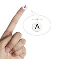dealzEpic Alphabet Stickers of The Letter A to Letter Z Small Round