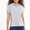 Light Grey, variant on Women's Performance Polo Shirt - UPF 50+ Sun Protection - Resort Polo in Marlin Blue