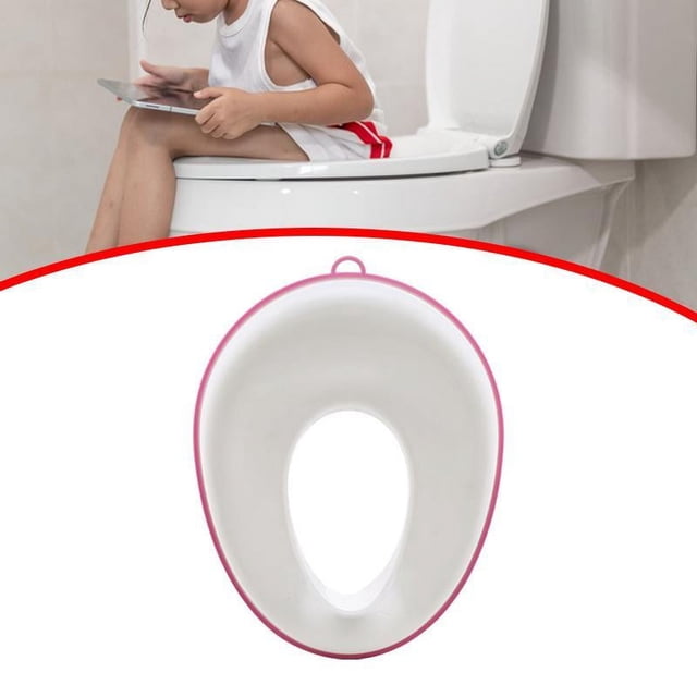 Asiento de entrenamiento para ir al baño Hugo rojo para niños y niñas