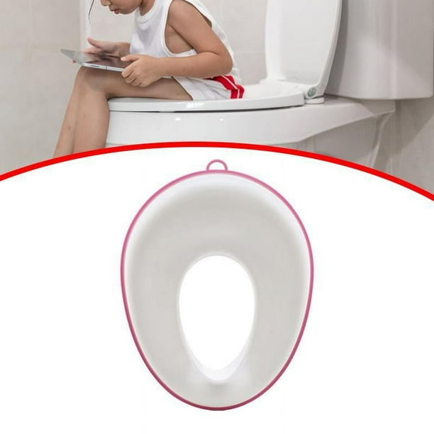 Asiento para inodoro CUTICAT anillo para niños con protector contra salpicaduras Rojo