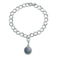 thumbnail image 2 of Kites Flying Riding The Wind Silver Plated Bracelet with Antiqued Charm, 2 of 5