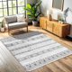thumbnail image 1 of SONORO KATE 5'x7' Área Alfombras para Sala de Estar, Alfombra Suave Antideslizante Vintage Oriental Lavable a Máquina, Gris/blanco, 1 of 6
