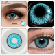 thumbnail image 4 of EYESHARE-lentes de contacto coloridas para Halloween, lentes de contacto coloridas para Cosplay, cosmético para pupila hermosa, 1 par, 4 of 4