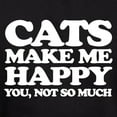 thumbnail image 3 of CafePress - Cats Make Me Happy Hoodie - Pullover Hoodie, Classic, Comfortable Hooded Sweatshirt, 3 of 4
