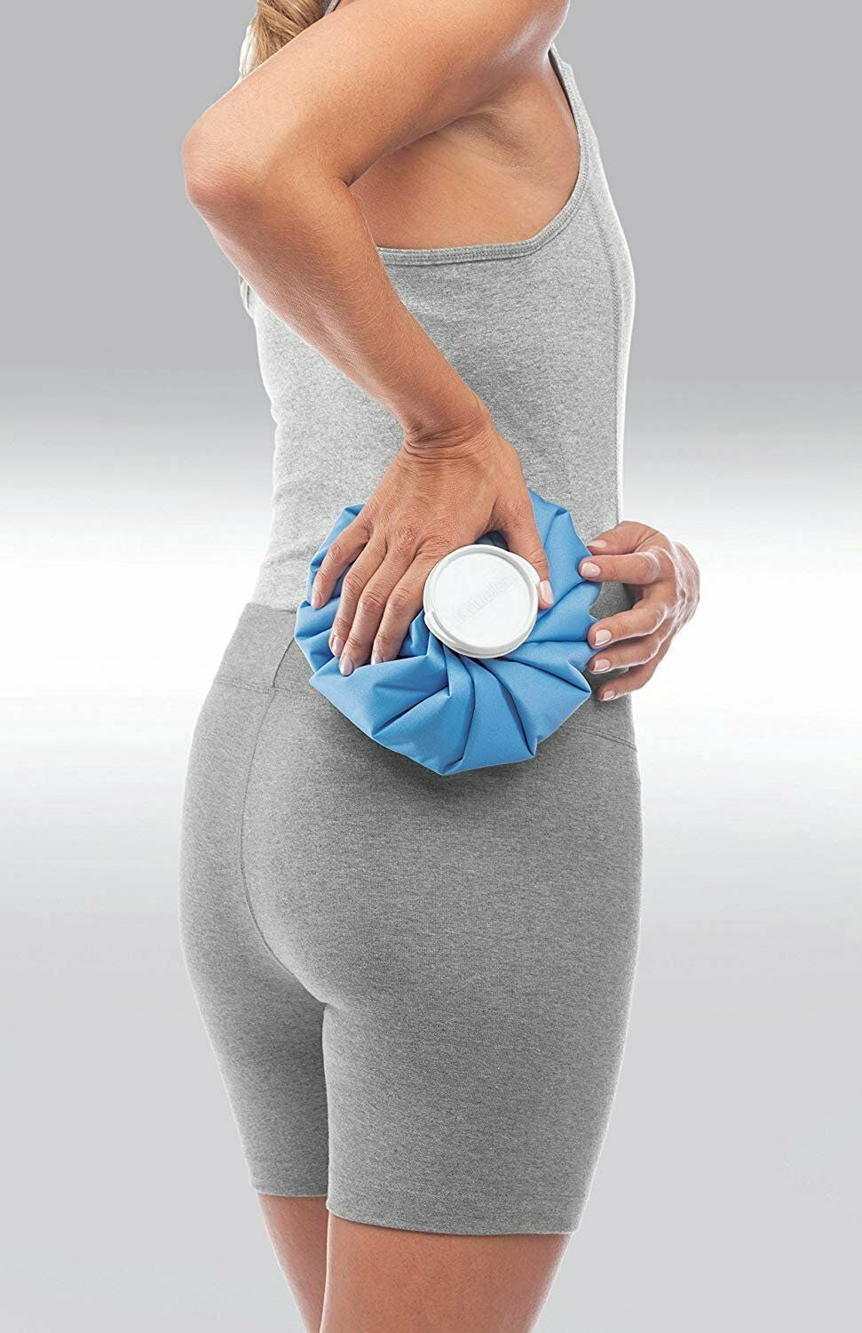 Mueller Reusable 9-inch Ice Bag Relieves Muscle Pain & Swelling, Blue, 1 ct