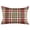 Red, variant on Vintage Plaid Throw Pillow Cover 12 x 20 Inch Decorative Pillow Cover Autumn Orange Red Grey Checkered Farmhouse Lumbar Pillowcase Seasonal Rectangle Cushion Case for Couch Sofa Bed Living Room