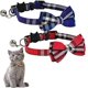thumbnail image 1 of Pack de 2 collares para gatos con cascabeles y pajaritas.yt, 1 of 2