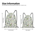 thumbnail image 4 of Kdxio Wisteria Flower Print Drawstring Backpack Bag,Waterproof Draw String Back Sack, Gym Drawstring Bags Swim Bag For Unisex, 4 of 9