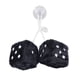 thumbnail image 4 of Dados de Espejo Sunnimix Colgantes Suaves Negro 4 piezas, 4 of 8