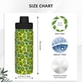 thumbnail image 3 of Pofeuu Watercolor Kiwi Fruits Summer Print 18oz Sports Insulated Kettle Stainless Steel Vacuum Water Bottle Leakproof Sport Flask, 3 of 7