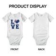 thumbnail image 3 of Love Australia Flag Heart Baby Rompers Baby Clothes (White, 18-24 Months), 3 of 5