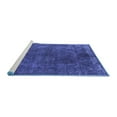 thumbnail image 2 of Ahgly Company Machine Washable Indoor Rectangle Oriental Blue Industrial Area Rugs, 5' x 8', 2 of 4