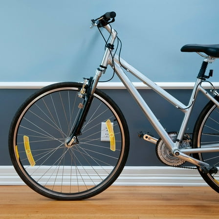 KONTONTY 20Pcs Small Orange Plastic Wheel Reflectors for Bikes Motorbikes Touring Cars with Screws