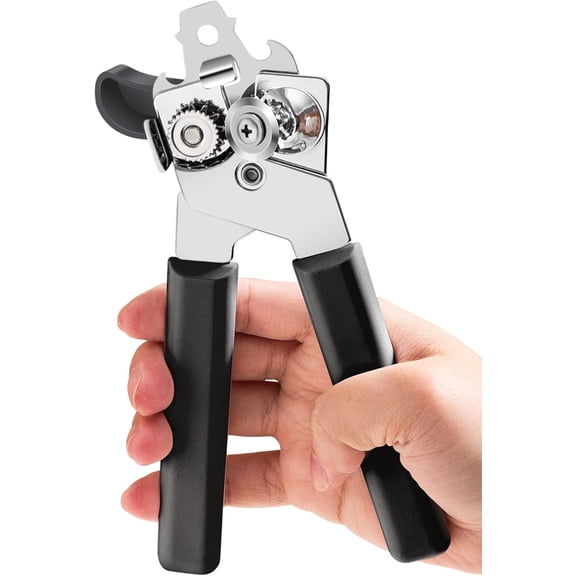 1 Piece Heavy Duty Stainless Steel Manual Can Opener Smooth Edge Bottle Tool