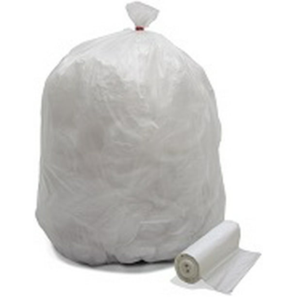 Trash Bag Can Liners, Hi Density (HDPE), 4045 Gallon, 40" x 48", 13