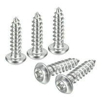 #6 x 1/2" Torx Security Screws, 20Pack Button Head, Self Tapping Screws, 304 Stainless Steel Anti-Theft Screws
