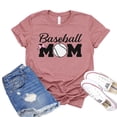 thumbnail image 1 of Baseball Mom T-shirt Women's Game Day Shirt Softball Shirts Sports Tshirt Mothers Day Gift Player Top Cheerleader Tee, 1 of 3