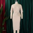 thumbnail image 3 of Women's Sexy Stylish Retro Office Pencil Dress Workwear Dresses Bodycon Dress, 3 of 8
