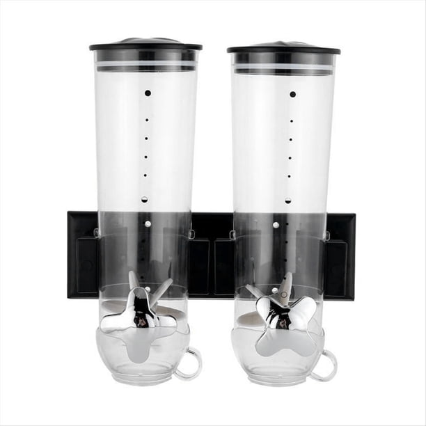Dispensador de Tarros de Comida Dispensador de Cubo de Cereales de Granos de Alta Capacidad Hermético Seguro para Cocina Cubo de Cereales de Almacenamiento de Alimentos A