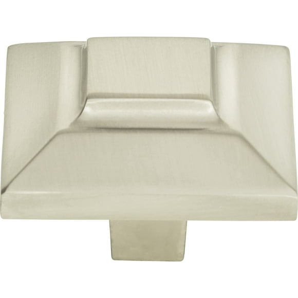 Atlas Homewares 4002-BRN 1-1/2-Inch The Classics Collection Trocadero Beveled Knob, Brushed Nickel