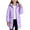 Purple, variant on Cethrio Girls Puffer Jackets Size 14-16, Warm Mid-length Zip up Windproof Winter Coats with Hood Pink