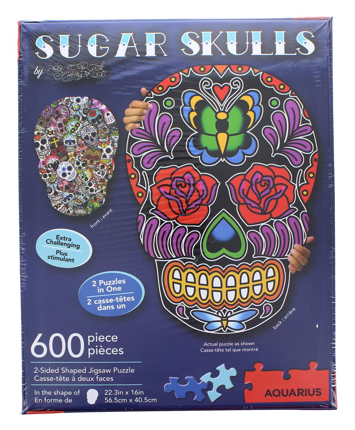 Aquarius Sugar Skulls Jigsaw Puzzle 600 Pieces for sale online 