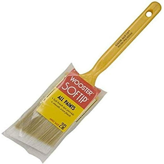 4 Set - Wooster Brush Q3208-2 Softip Angle Sash Paintbrush, 2-Inch Set Gold white 4 Set 2 Inch