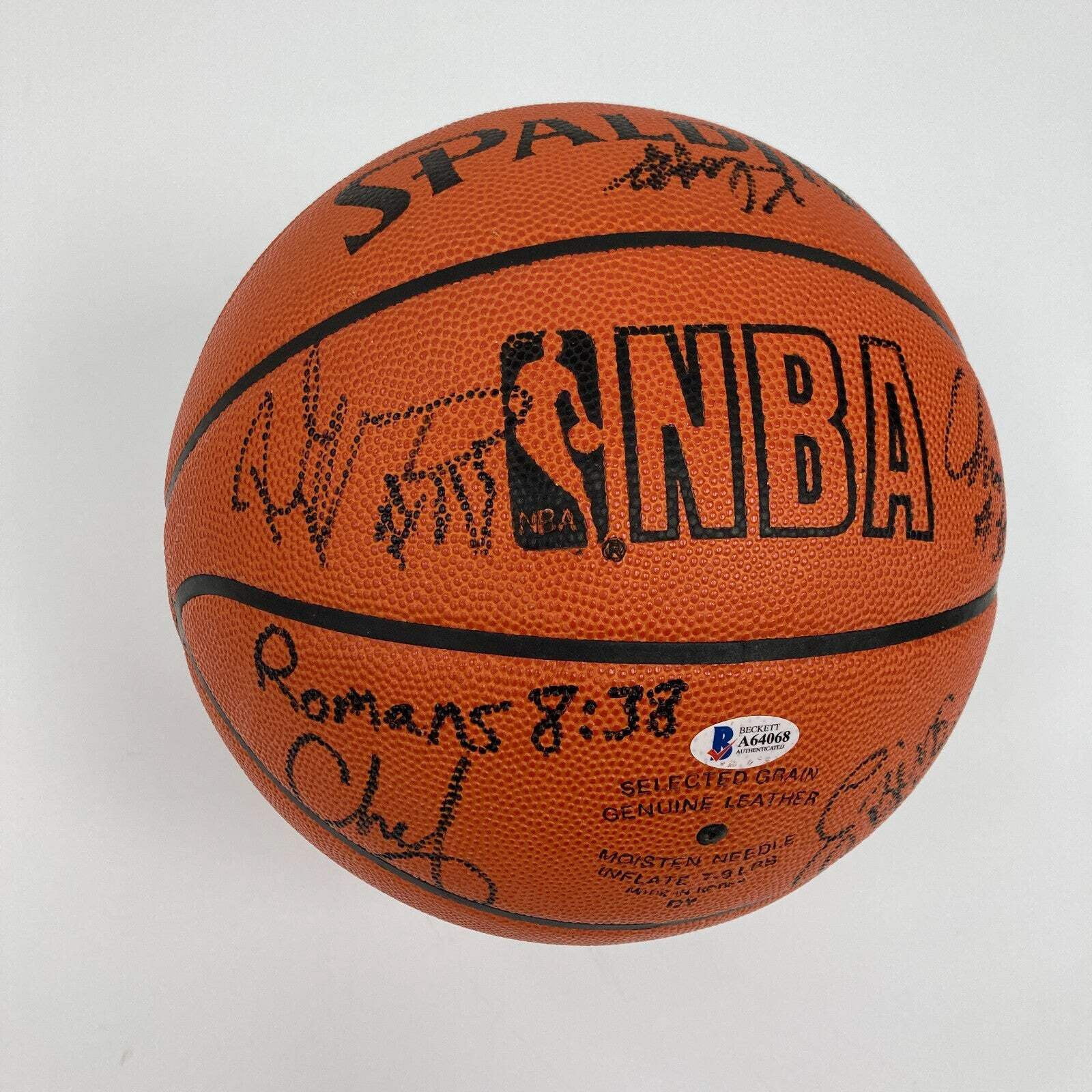 1993-94 Seattle SuperSonics Official Spalding Game Basketball Shawn Kemp Beckett