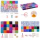 thumbnail image 5 of Kit de abalorios para hacer pulserasabalorios de vidrio mixto de coloresjuego de joyería DIY (A) Ndcxsfigh Nuevos Originales, 5 of 8