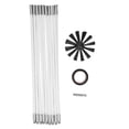 thumbnail image 4 of Chimney Pipe Cleaning Brushes,12Pcs Chimney Pipe Inner Dryer Flue Brush Fireplace Stove Accessories High-Precision Functionality, 4 of 7