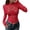 Red, variant on BTFBM Mesh Long Sleeve Tops for Women Lace Sheer Tight See Through Crew Neck Spring Fall Party Club Outfits