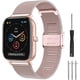 thumbnail image 2 of 1 pieza de color oro rosa Compatible con bandas Apple Huawei, 2 of 5