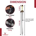 thumbnail image 4 of Armory Replicas Fearless Gladiator's Sword with Studded Frog Genuine Leather with Steel Rivets 100% Handmade Ideal for Cosplay, LARP, and Costume Enthusiasts High-Quality Construction, 4 of 7