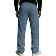 thumbnail image 6 of Kalauyu Mens Sweat Pants Casual Baggy Pants Wide Leg Loose Fit Joggers Sweatpants Elastic Waist Drawstring with Pockets, 6 of 9
