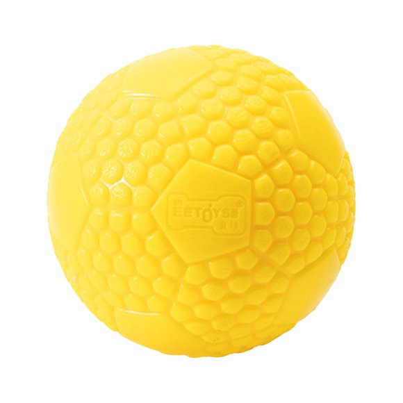 TIMIFIS Jouets pour Chiens 1 Pce Jouet pour Animaux Jouet en Latex Rugby Tennis Balle Sonore Jouet Interactif pour Chiens