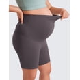 thumbnail image 4 of CRZ YOGA Butterluxe Maternity Biker Shorts 6" Pregnancy Yoga Workout Womens Activewear Buttery Soft, 4 of 6