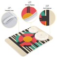 thumbnail image 4 of Yayeee Dish Drying Mat for Kitchen Counter Ultra Absorbent Easy Clean Pad 18x16", Geometric Circle, 4 of 7