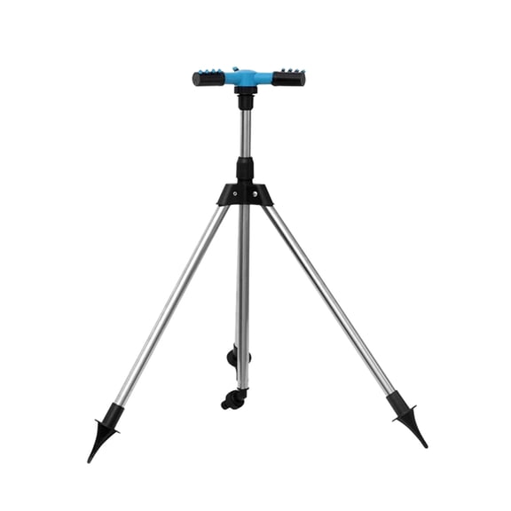 4 Inch Garden Irrigation Rotating Sprinkler With Tripod Stand - Adjustable Tripod, 360 Degree Rotation For Lawn, Garden, Yard Watering