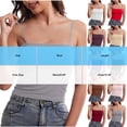 thumbnail image 3 of PNTUTB Camisoles for Women Stylish Solid-Color Seamless Tencel Tank Top Casual Slim Comfortable Wire-Free Sleeveless Top with Padded Cups, 3 of 6