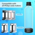 thumbnail image 2 of PHILIPS Bouteilles de Carbonatation ADD910BKOQ/37 1L Pack Double, 2 of 5