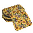 thumbnail image 4 of Kdxio Sunflowers Vintage for Double Compartment Pen Case Oxford Organizer with Zipper Pockets for Students Artists, 4 of 7