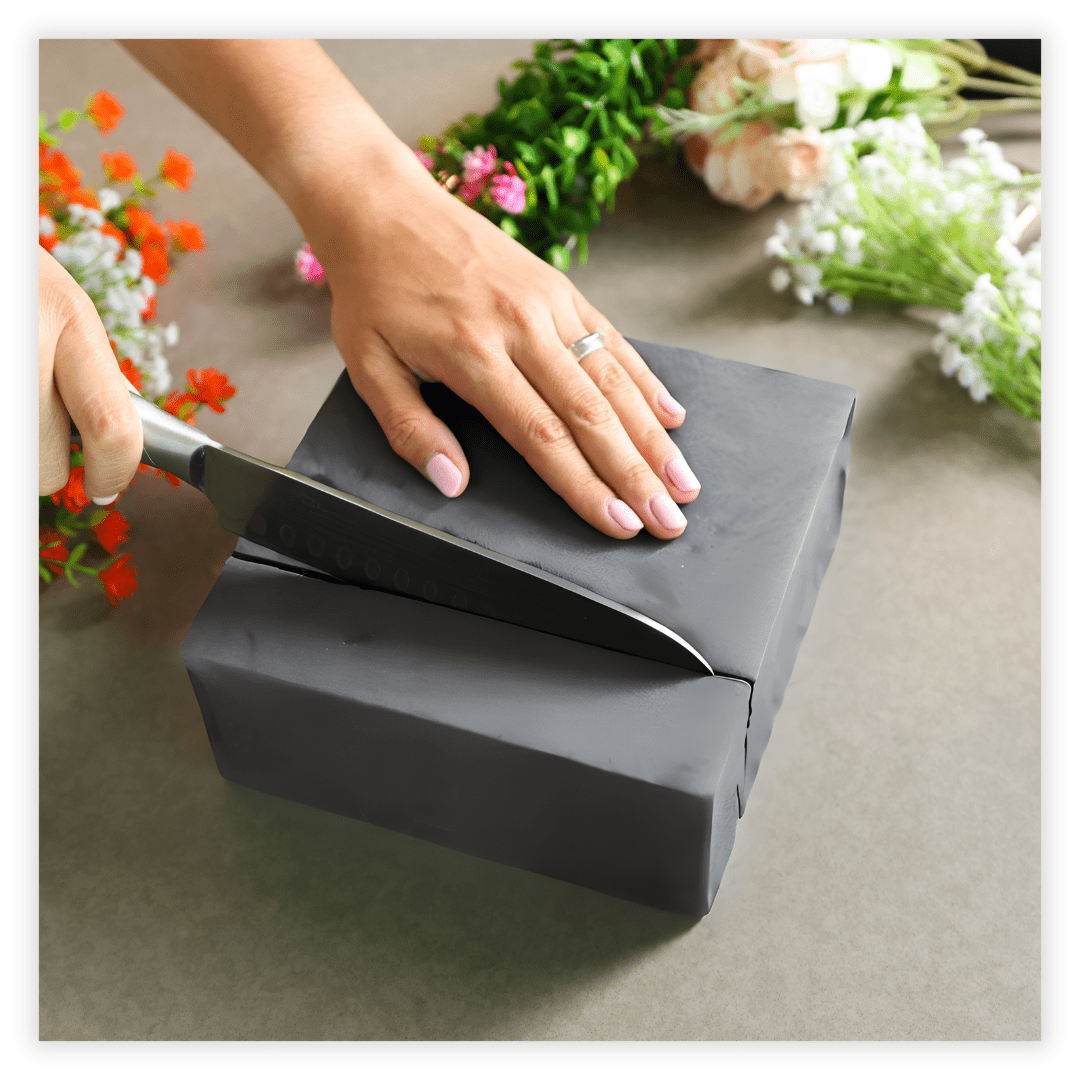 XCEL Floral Foam Block Unlike Any Other - Reusable Floral Blocks Flower Foam for Artificial Flower Arrangements (Gray - 7" x 7" x 3" (4 Pack))