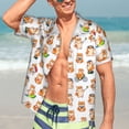 thumbnail image 5 of Lsque Kawaii Shiba Dog pattern Hawaiian Shirt for Men, Unisex Summer Beach Casual Short Sleeve Button Down Shirts-Medium, 5 of 9