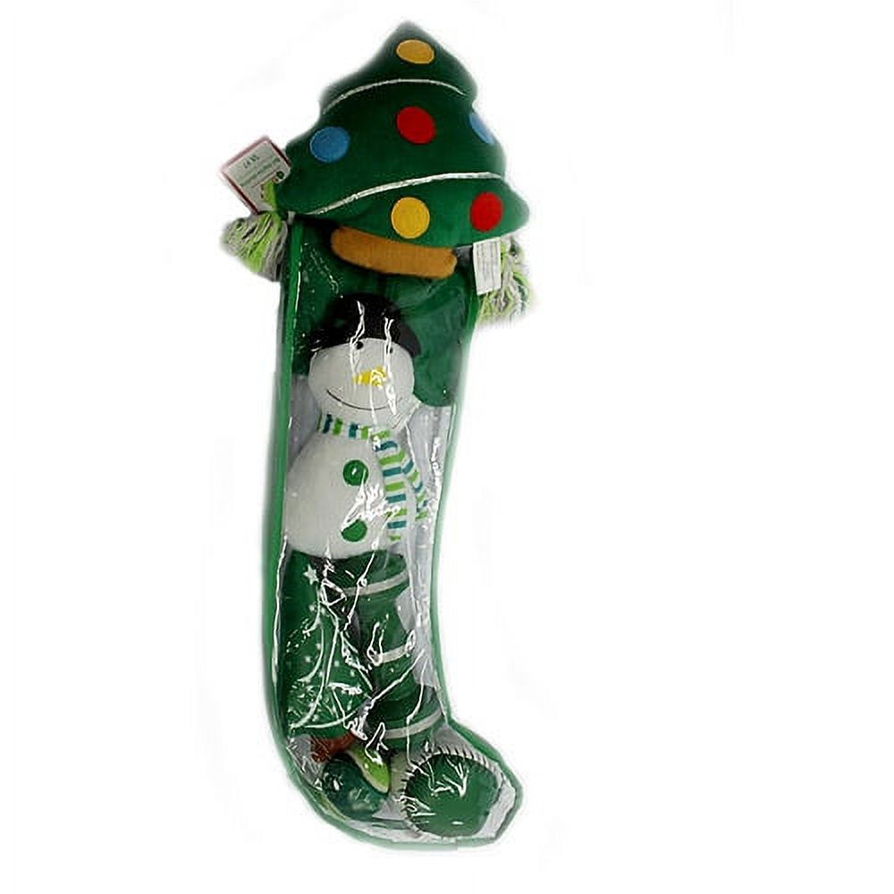 Pet Christmas Stocking with 8 Dog Toys