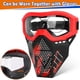 thumbnail image 4 of Máscara táctica con gafas de seguridad para niños compatible con Nerf, 4 of 7