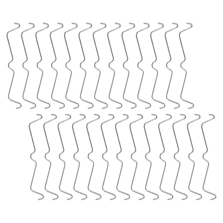 LEORX pegboard hooks kit Silver 80Pcs