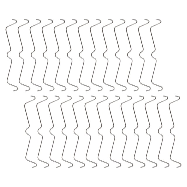 USHOBE 60pcs Pegboard Hook Clip Fixing Clips Pegboard Accessories For Garage Workshop Office And Home