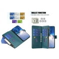 thumbnail image 4 of Compatible with Google Pixel 7 Premium PU Leather Wallet Case with 9 Card Slots Zipper Pocket and Hand Strap, 4 of 5